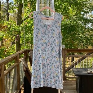 Style & Co. Floral Midi Dress - Blue and Pink